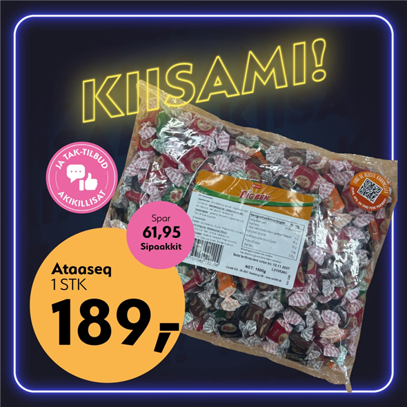 BIG BEN BLANDET 1500G ‼️ BEMÆRK DET SKAL FØRST AFHENTES FREDAG D. 30. OKTOBER ‼️