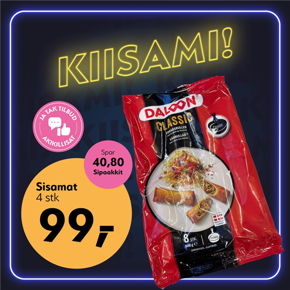 CLASSIC FORÅRSRULLER 8-PAK ‼️ BEMÆRK DET SKAL FØRST AFHENTES FREDAG D. 30. OKTOBER ‼️