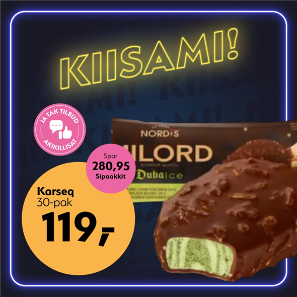 MILORD DUBAI STYLE 30X100 ML ‼️ BEMÆRK DET SKAL FØRST AFHENTES FREDAG D. 30. OKTOBER ‼️