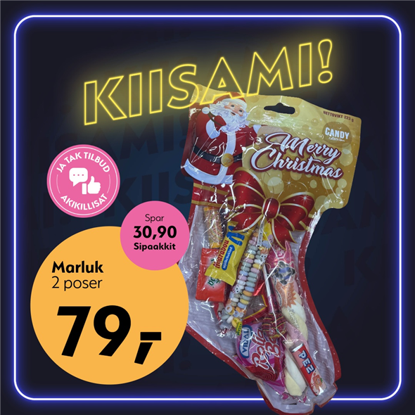 JULESTRØMPE MED BLANDET SLIK 223G  ‼️ BEMÆRK DET SKAL FØRST AFHENTES FREDAG FREDAG D. 30. OKTOBER ‼️