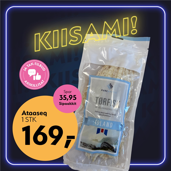 TØRFISK I POSE ‼️ BEMÆRK DET SKAL FØRST AFHENTES FREDAG D. 30. OKTOBER ‼️