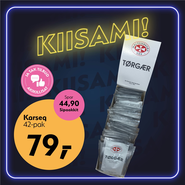 TØRGÆR 11,8 G ‼️ BEMÆRK DET SKAL FØRST AFHENTES FREDAG D. 30. OKTOBER ‼️