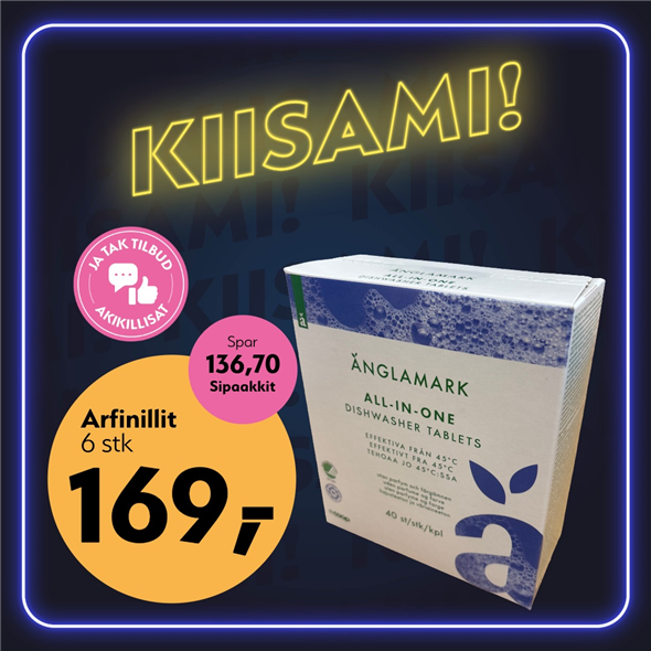 ÄNGLAMARK OPVASKETABS ALL-IN-ONE ‼️ BEMÆRK DET SKAL FØRST AFHENTES FREDAG D. 30. OKTOBER ‼️