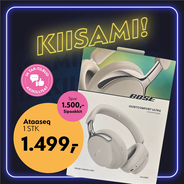 BOSE QUIETCOMFORT SC ‼️ BEMÆRK DET SKAL FØRST AFHENTES FREDAG D. 30. OKTOBER ‼️ ‼️