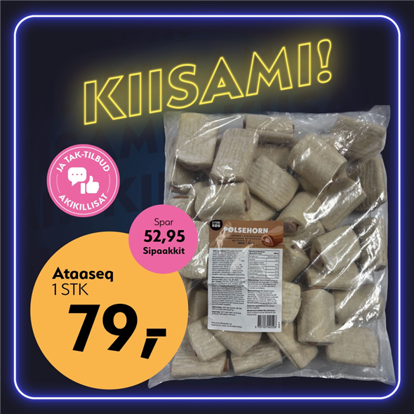 PØLSEHORN 2800G ‼️ BEMÆRK DET SKAL FØRST AFHENTES FREDAG D. 30. OKTOBER ‼️